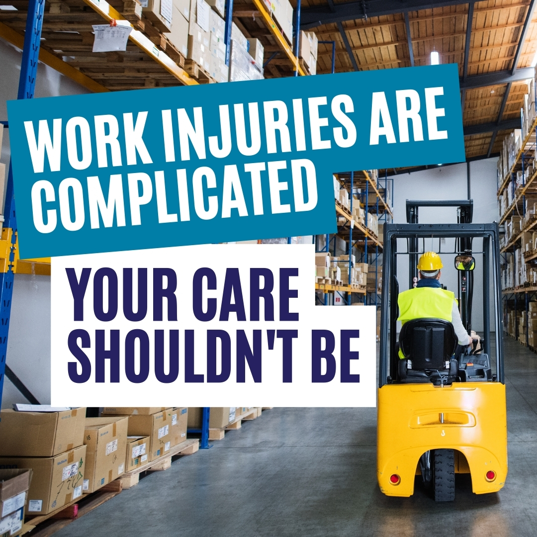 Injured at Work? We’re Here to Help Injured at Work? We’re Here to Help.